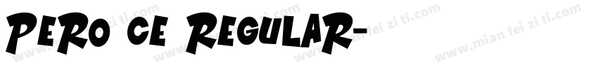 Pero CE Regular字体转换